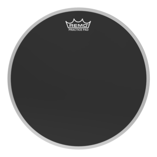 Remo Remo - ES-0020-00- - **Special Order**, Batter, Ambassador, Ebony, 20" Diameter
