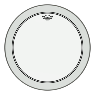 Remo Remo - P3-1318-00- - Bass Drum, Powerstroke 3, Clear, 18" Diameter, No Stripe