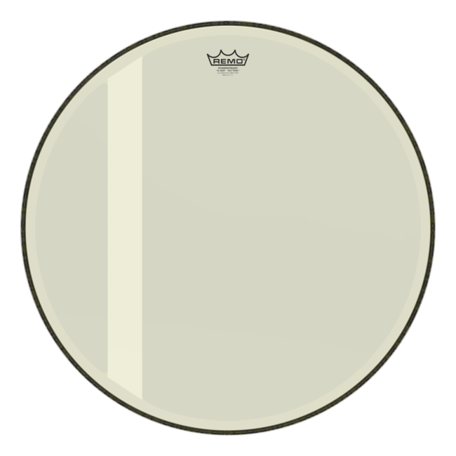 Remo - P3-1026-00-FLT - Bass Drum, Powerstroke 3, Hazy, Felt Tone, 26" Diameter