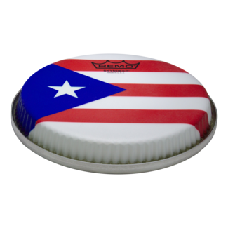 Remo Remo - M3-R850-S5-SD007 - **Special Order**, Bongo Drumhead, R-Series, 8.50", Low Collar, Skyndeep, "Tiger Stripe" Graphic