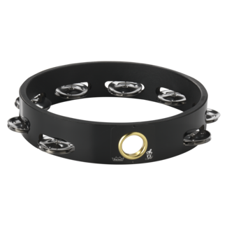 Remo Remo - TA-6108-00- - Tambourine, Headless, 8" Diameter, 8 Pairs Jingles X 1 Row, Quadura White