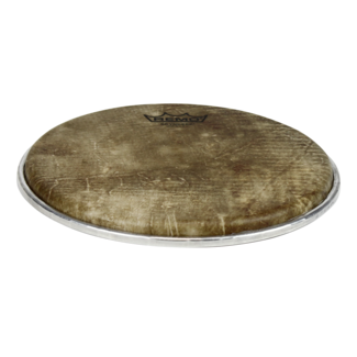 Remo Remo - DA-4390-SD-001 - **Special Order**, Doumbek Drumhead, Dx Series, Skyndeep, 9" Diameter, 3/8" Collar, Crimped Hoop, 'Fish Skin' Graphic