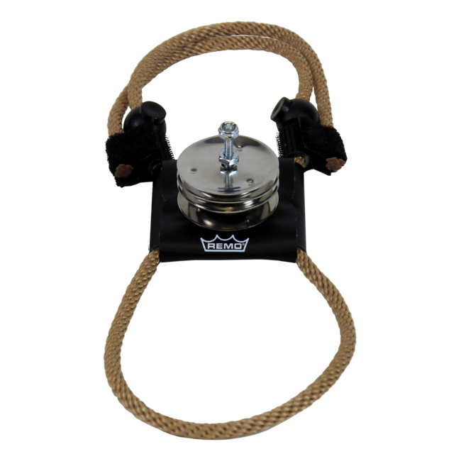 Remo - TA-6110-70- - **Remo Asia**, Tambourine, Headless, 10" Diameter, 8 Pairs Jingles X 1 Row, Quadura Black