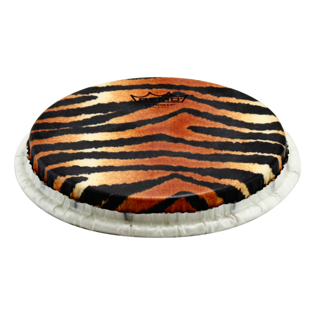 Remo - M9-0900-S5-SD006 - **Special Order**, Bongo Drumhead, Tucked, 9", Skyndeep, "Molten Sea" Graphic