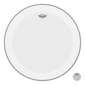 Remo Remo - P4-1124-C2- - Bass Drum, Powerstroke 4, Coated, 24" Diameter, With Impact Patch