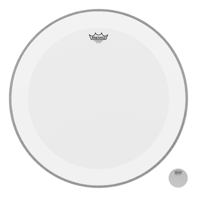 Remo - P4-1124-C2- - Bass Drum, Powerstroke 4, Coated, 24" Diameter, With Impact Patch