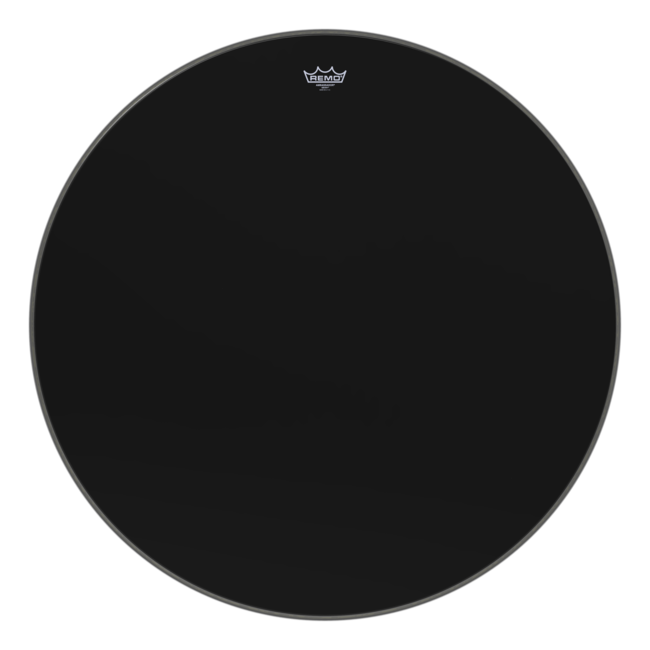 Remo - ES-1036-00- - **Special Order**, Bass Drum, Ambassador, Ebony, 36" Diameter