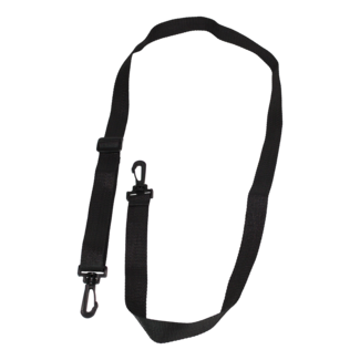 Remo Remo - HK-2046-10- - Strap, Shoulder, 1.5" X 53", Adjustable, Metal Clip, No Pad, Black Nylon