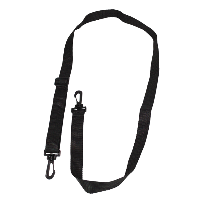 Remo - HK-2046-10- - Strap, Shoulder, 1.5" X 53", Adjustable, Metal Clip, No Pad, Black Nylon