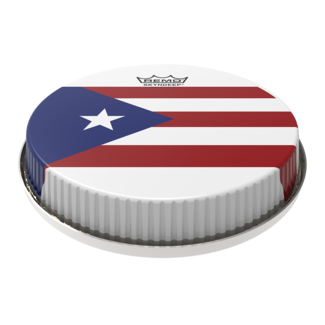 Remo Remo - M6-R900-S5-SD007 - Bongo Drumhead, R-Series, 9.00", Skyndeep, "Tiger Stripe" Graphic