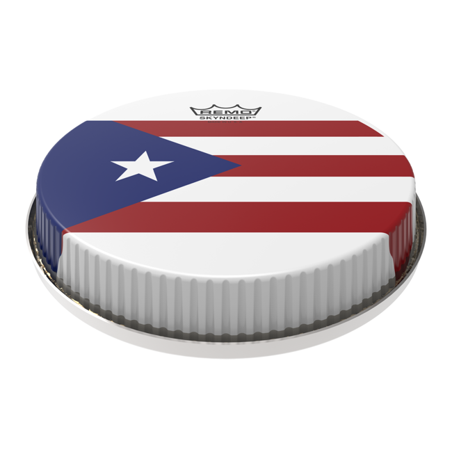 Remo - M6-R900-S5-SD007 - Bongo Drumhead, R-Series, 9.00", Skyndeep, "Tiger Stripe" Graphic