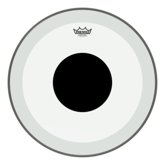 Remo Remo - P3-1322-C2- - Bass Drum, Powerstroke 3, Clear, 22" Diameter, 2-1/2" Impact Patch
