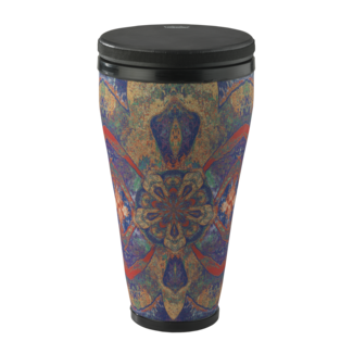 Remo Remo - TK-2510-63- - Festival Timbau, Pre-Tuned, 10" Diameter, 19" Height, Black Suede Fliptop Replaceable, Royal Blue