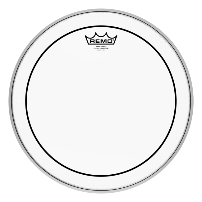 Remo - PS-0306-MP- - Batter, Crimplock, Pinstripe, Clear, 6" Diameter