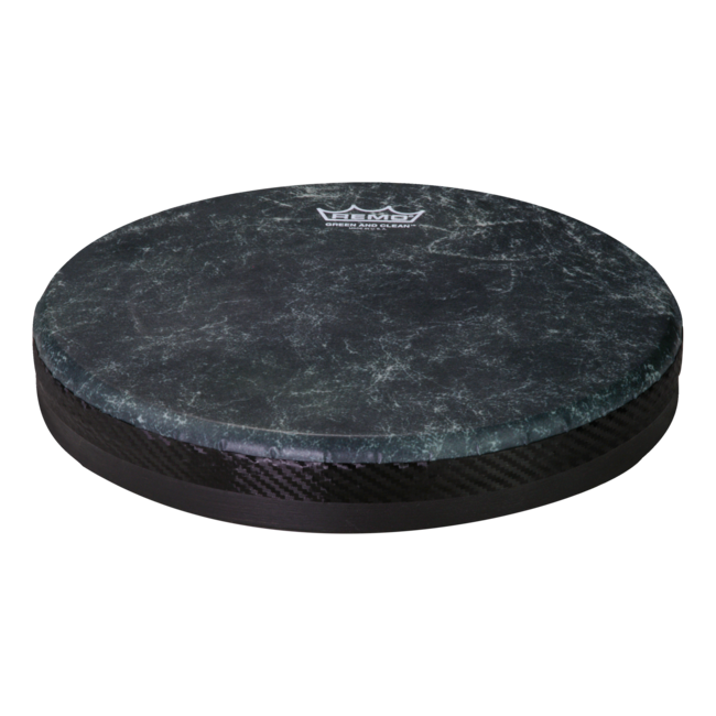 Remo - FL-1510-TU-21S - Drumhead, Fliptop, Tubano, 10" Diameter, 1.50" Height, Black Suede