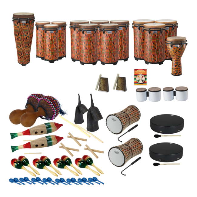 Remo - PP-WMDC-EE- - World Music Drumming - Drum Pack, Ee