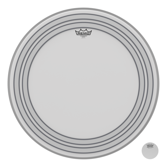 Remo - PW-1123-00- - Bass Drum, Powersonic, Coated, 23" Diameter