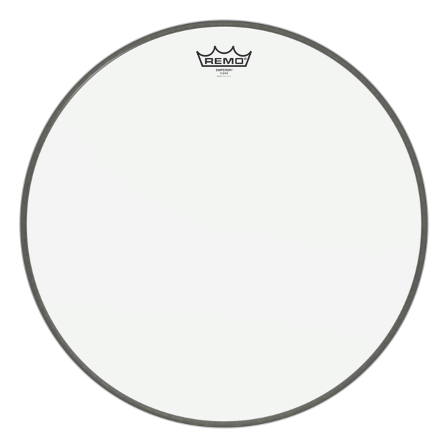 Remo - BB-1320-00- - Bass Drum, Emperor, Clear, 20" Diameter