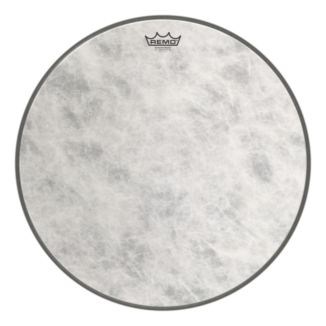 Remo - P3-1522-FA- - Bass Drum, Powerstroke 3, Fiberskyn, Ambassador, 22" Diameter
