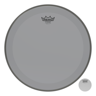Remo Remo - P3-1316-CT-YE - Bass Drum, Powerstroke 3, Colortone, 16" Diameter, No Striping, Yellow