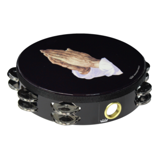 Remo Remo - TA-4208-48- - **Remo Asia**, Tambourine, Radiant, 8" Diameter, 8 Pairs Jingles X 2 Rows, Radiant Head