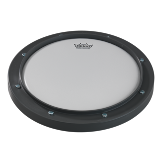 Remo Remo - RT-0010-ST- - Practice Pad, 10" Diameter, Gray, Coated Head, With Stand