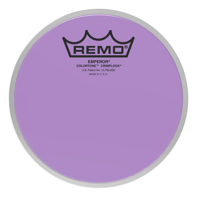 Remo - BE-0306-CT-RDMP - Batter, Emperor, Colortone, Crimplock, 6" Diameter, Red