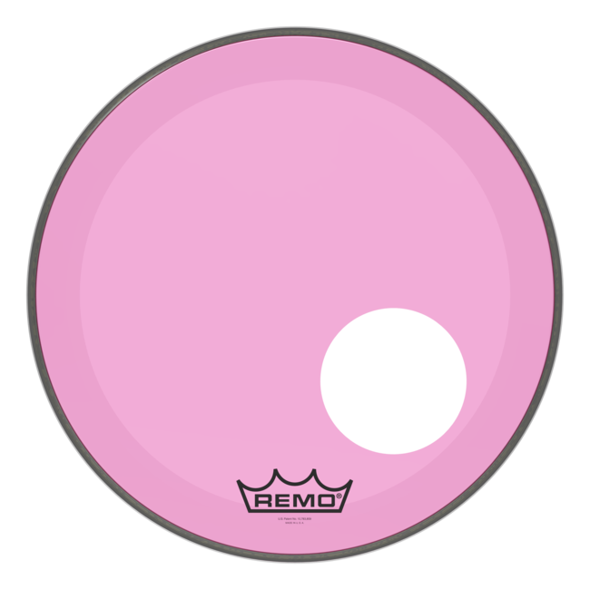 Remo - P3-1318-CT-PU - Bass Drum, Powerstroke 3, Colortone, 18" Diameter, Purple