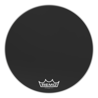 Remo Remo - ES-1026-MP- - **Special Order**, Bass Drum, Ambassador, Ebony, 26" Diameter, Mp