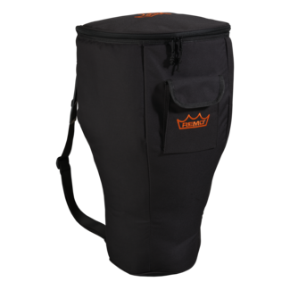 Remo Remo - DJ-0014-BG- - Bag, Djembe, Deluxe, 16.5" X 27", Padded With Shoulder Strap, Handle, Pocket, Fits 14" Drum, Black