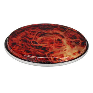 Remo Remo - BD-0010-00-SD001 - **Special Order**, Doumbek Drumhead, R Series, Skyndeep, 10" Diameter, 1/2" Collar, Wide Hoop, 'Fish Skin' Graphic