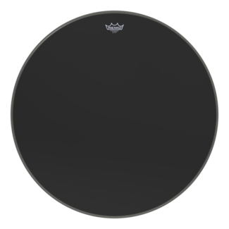 Remo Remo - P3-1030-ES- - **Special Order**, Bass Drum, Powerstroke 3, Ebony, 30" Diameter, 5" Black Dynamo
