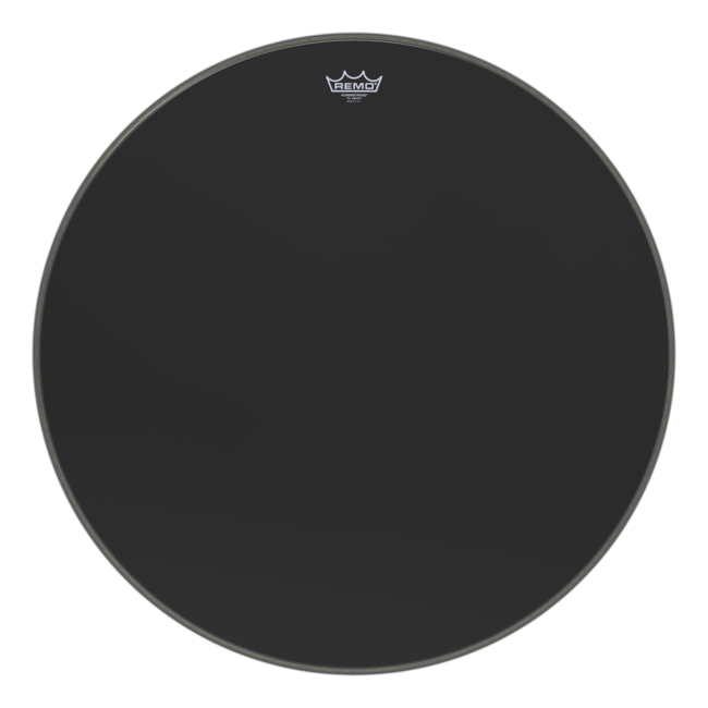 Remo - P3-1030-ES- - **Special Order**, Bass Drum, Powerstroke 3, Ebony, 30" Diameter, 5" Black Dynamo