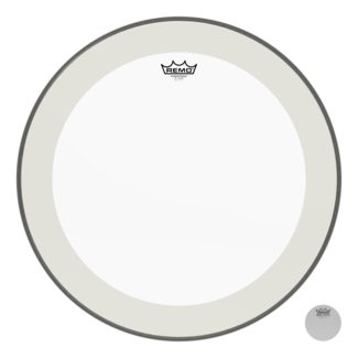 Remo Remo - P4-1323-C2- - Bass Drum, Powerstroke 4, Clear, 23" Diameter, With Impact Patch