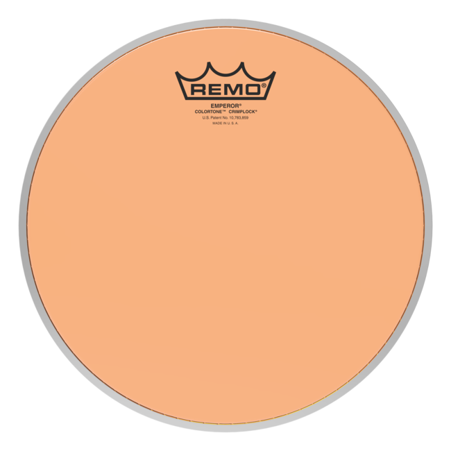 Remo - BE-0310-CT-PUMP - Batter, Emperor, Colortone, Crimplock, 10" Diameter, Purple