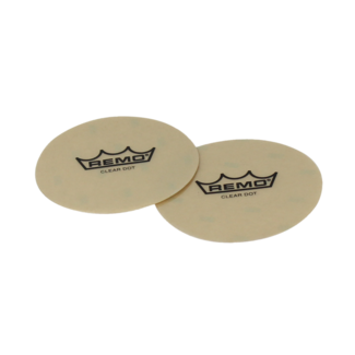 Remo Remo - HK-6207-02- - Pack, Clear Dot Patch Sound Control, 7" Diameter, 2 Pcs