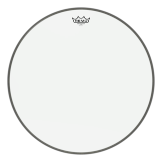 Remo Remo - BR-1320-CH- - Bass Drum, Ambassador, Clear, 20" Diameter, Center Hole