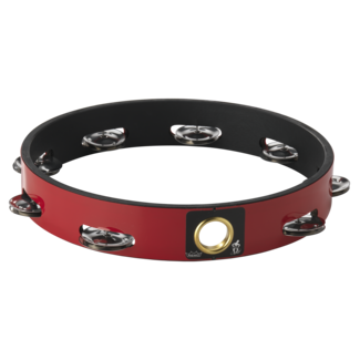 Remo Remo - TA-6106-70- - **Remo Asia**, Tambourine, Headless, 6" Diameter, 6 Pairs Jingles X 1 Row, Quadura Black