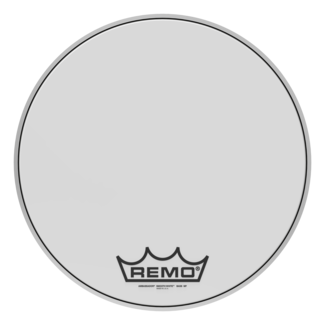 Remo Remo - BR-1220-CH- - Bass Drum, Ambassador, Smooth White, 20" Diameter, Center Hole