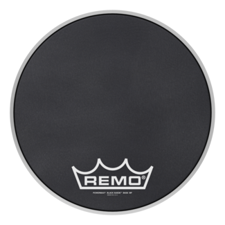 Remo Remo - PM-1816-MP- - Bass Drum, Powermax, Black Suede, 16" Diameter, Mp