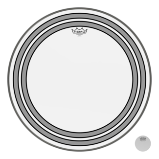 Remo Remo - PW-1324-00- - Bass Drum, Powersonic, Clear, 24" Diameter