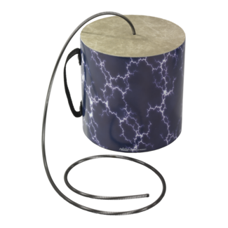 Remo Remo - SP-0606-TD- - Thunder Tube, 6" Diameter, 6" Length, 'Tie Dye' Graphics