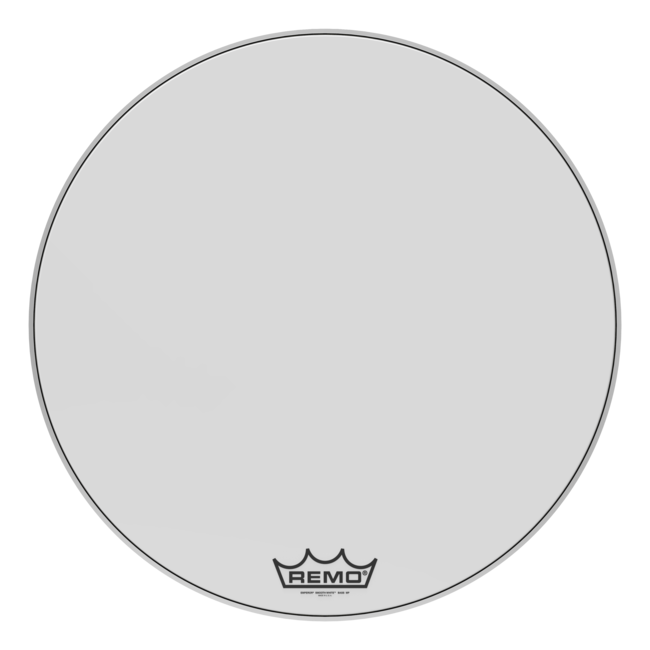 Remo - BB-1234-00- - **Special Order**, Bass Drum, Emperor, Smooth White, 34" Diameter