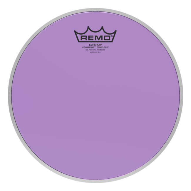 Remo - BE-0310-CT-RDMP - Batter, Emperor, Colortone, Crimplock, 10" Diameter, Red