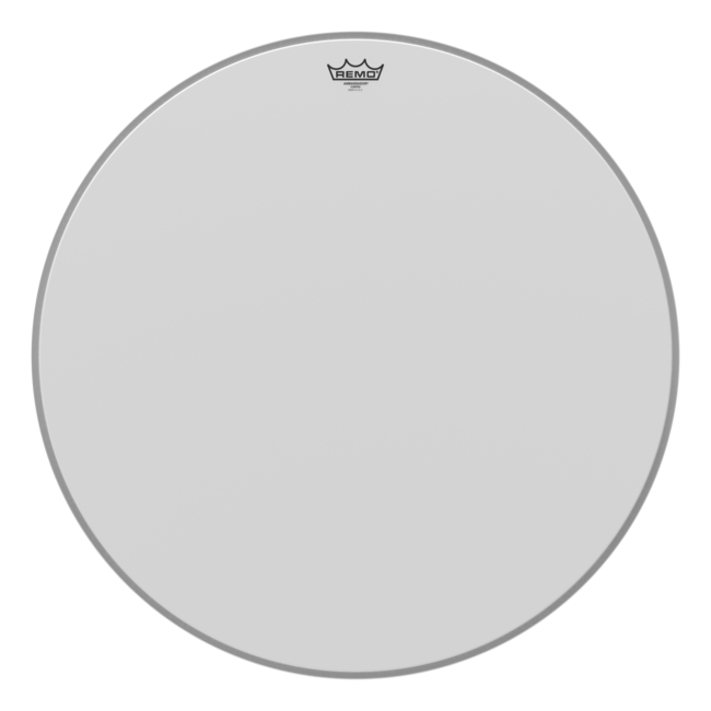 Remo - BR-1116-JP- - Bass Drum, Ambassador, Coated, Smooth White, 16" Diameter