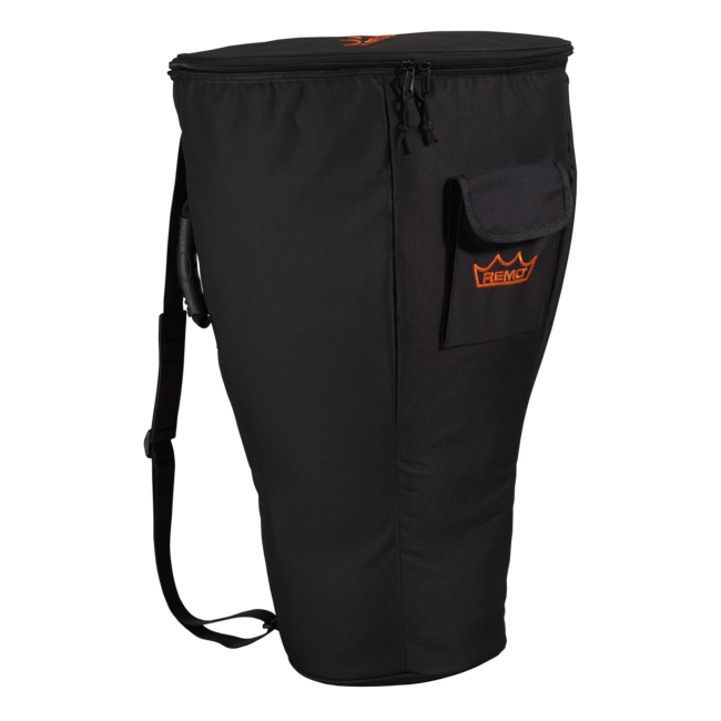 Remo - DK-0010-BG- - Bag, Doumbek, Deluxe, 12" X 19.5", Padded With Shoulder Strap, Handle, Fits 10" Drum, Black