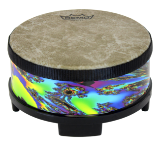 Remo Remo - FG-SHRT-SB- - Drum, Fingerdrum, 5" Diameter, 2" Height, 'Sunburst' Graphics