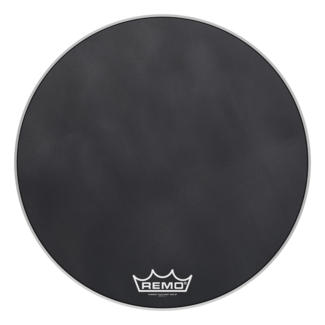 Remo Remo - PM-1830-MP- - Bass Drum, Powermax, Black Suede, 30" Diameter, Mp