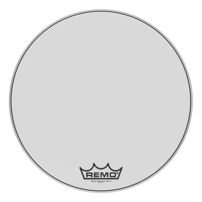 Remo - BB-1226-00- - **Special Order**, Bass Drum, Emperor, Smooth White, 26" Diameter