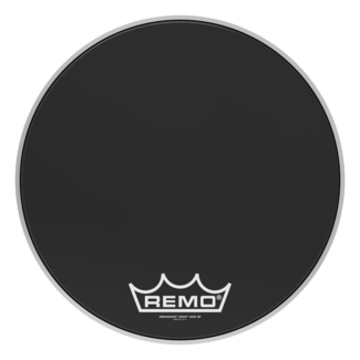 Remo Remo - ES-1020-CH- - **Special Order**, Bass Drum, Ambassador, Ebony, 20" Diameter, 10" Center Hole